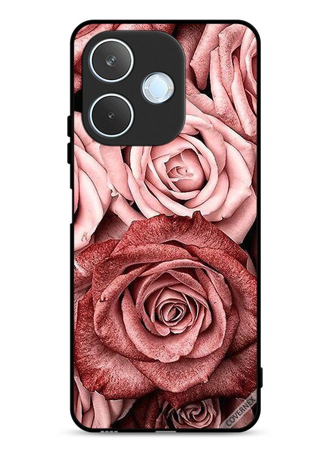 Covernex Oppo A5 Pro Protective Case Cover Peach Flowers - Image 1