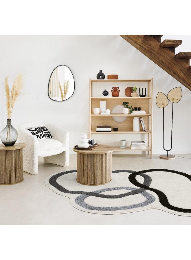 اتموسفيرا روزاليا مرآة تعلق على الحائط مصنوعة من المعدن بلون شفاف وبأبعاد 55 × 75 سم 193132 - Image 3