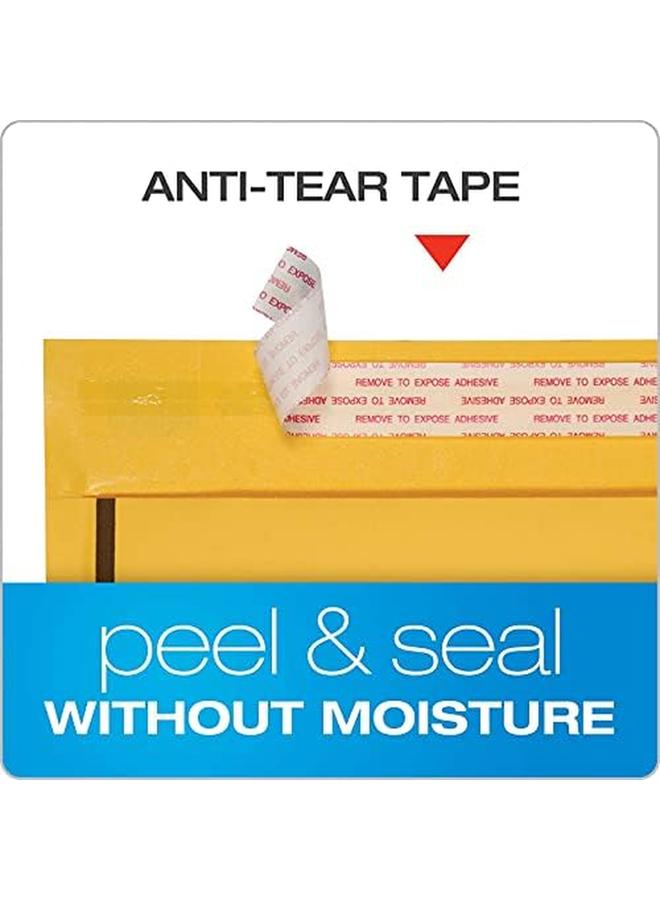 Quality Park Bubble Mailers 6 X 9 Shipping Envelopes Durable Brown Kraft Padded Envelopes Redi Strip Peel Off Closure 50 Per Box Qua85755 - Image 3