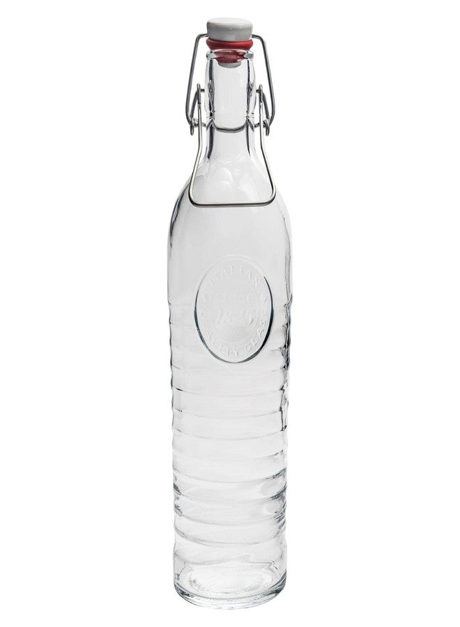بروميولي روكو Bormioli Rocco Officina 1825 Flip Vintage Top Bouteille en verre - 1000 مل (33,75 أونصة) - Image 1