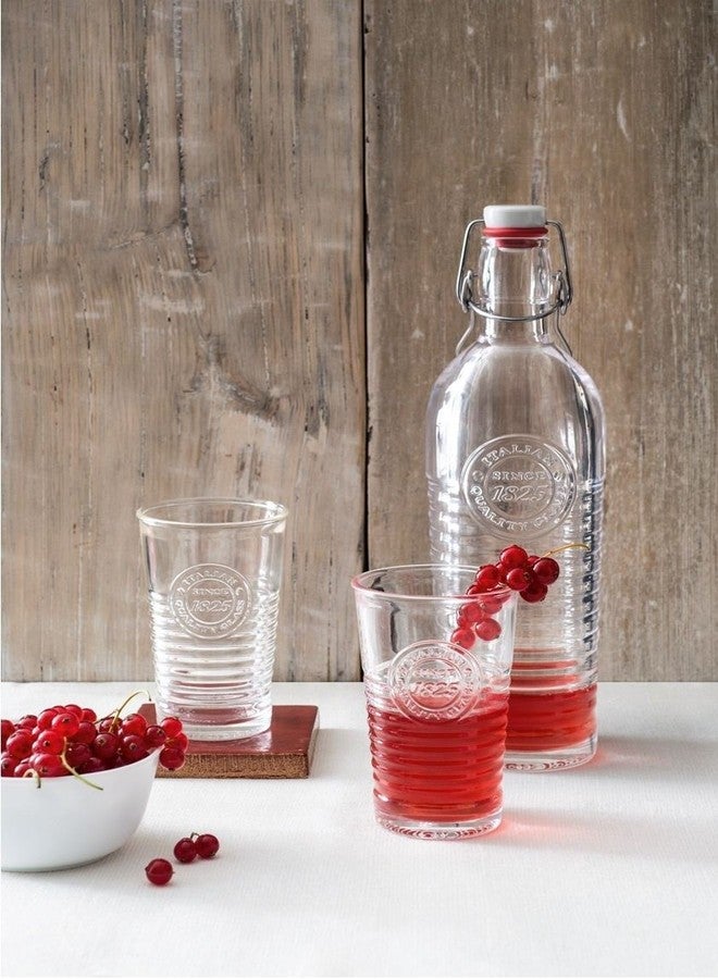 بروميولي روكو Bormioli Rocco Officina 1825 Flip Vintage Top Bouteille en verre - 1000 مل (33,75 أونصة) - Image 3