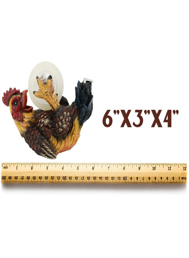 Needzo Rooster Novelty Tape Dispenser, Office Gag Gift for Coworkers, 6 Inches - Image 2