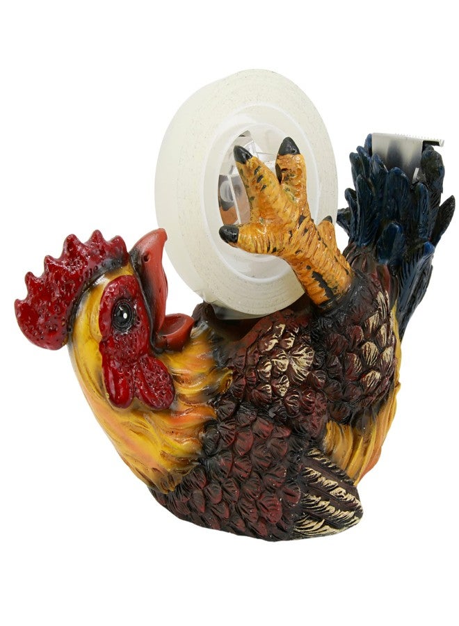 Needzo Rooster Novelty Tape Dispenser, Office Gag Gift for Coworkers, 6 Inches - Image 1