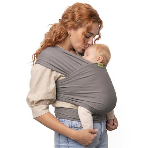 Boba Infant Wrap Shoulder Strap - Grey - 0-18 Months - Image 1