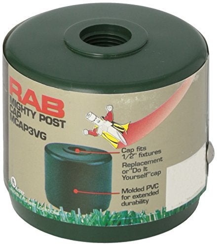 RAB Lighting MCAP3VG Mighty Post Cap for 3" Pipe, 2-7/8" OD, Verde Green, Multicolor - Image 4
