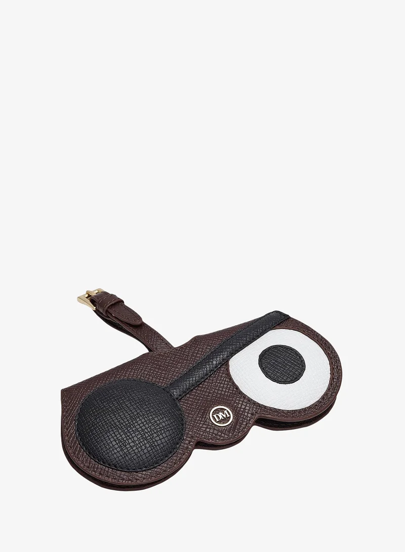Da Milano Franzy Leather Spectacle Case - Chocolate
