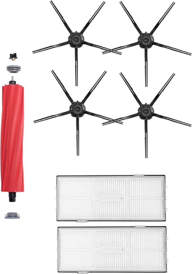 Roborge 7-Piece Spare Parts Set Compatible with Roborock S7 Max V Ultra Robot Vacuum Cleaner 