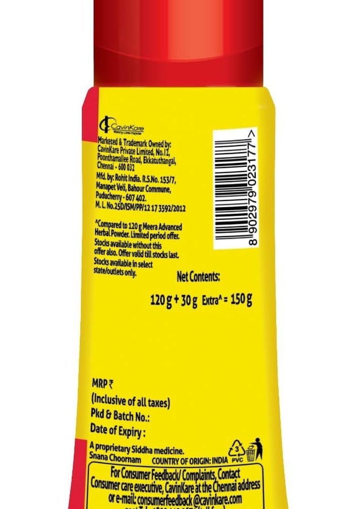 Meera Herbal Hair Wash Powder, 120 gm - Image 1