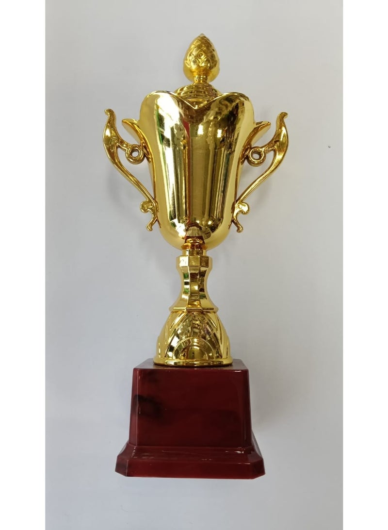 Gold Coated Trophy Metal Sport Award  W10 x H20cm