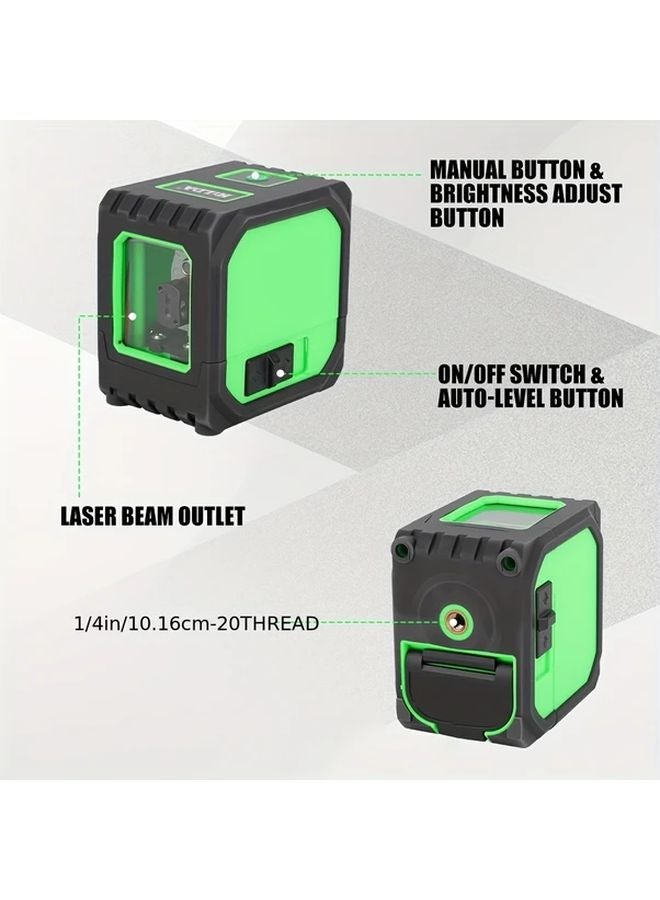 HILDA Portable Mini Laser Level Green Light High Precision Infrared Leveling Tool - Image 5