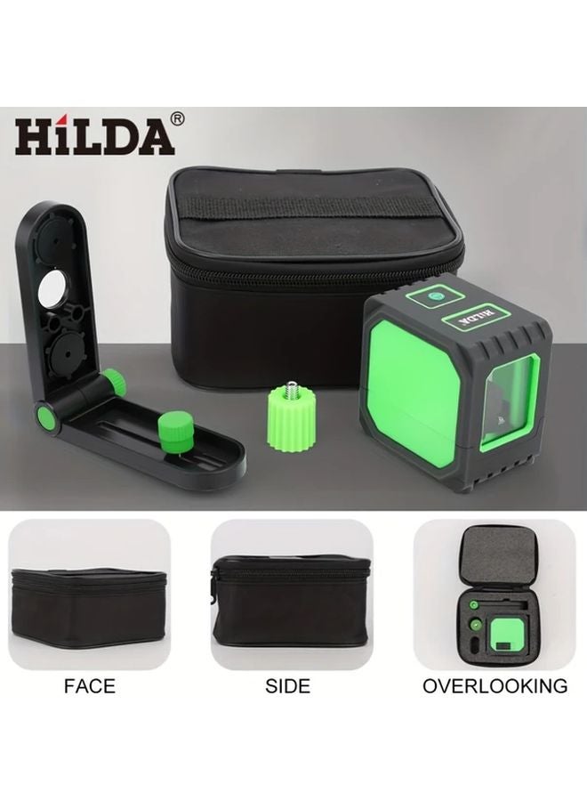 HILDA Portable Mini Laser Level Green Light High Precision Infrared Leveling Tool - Image 2