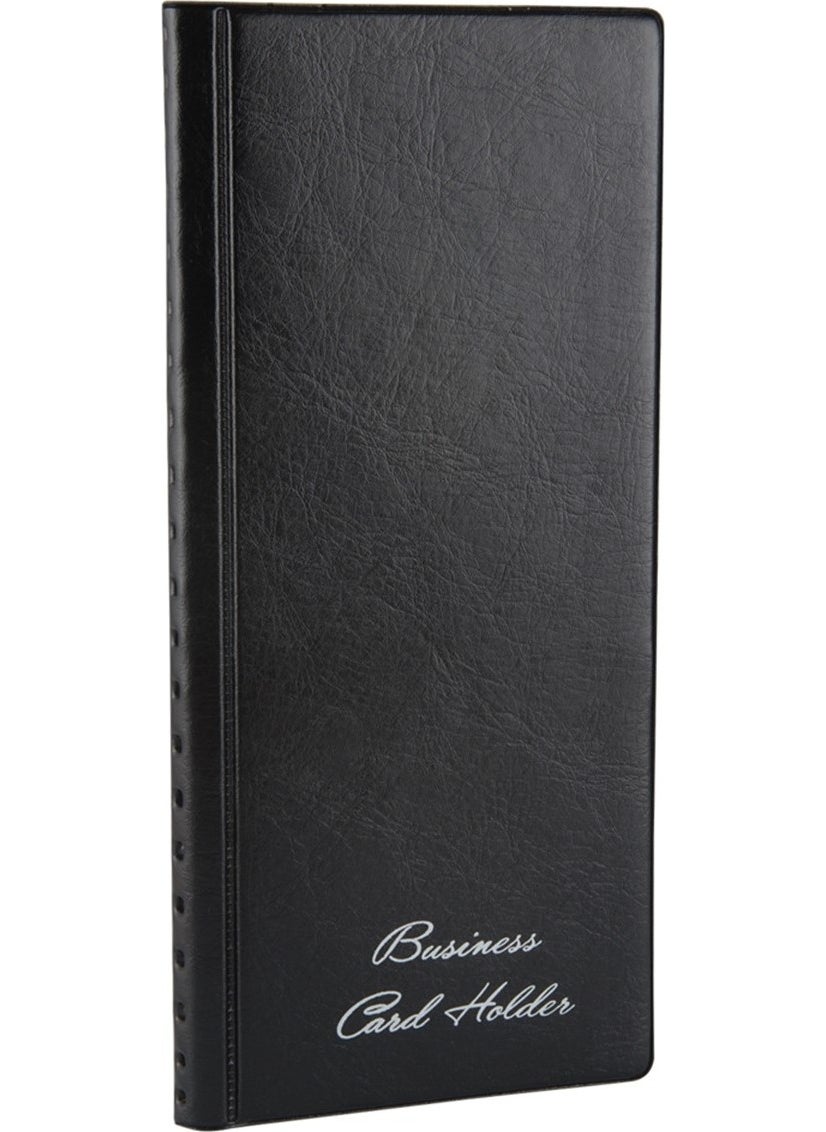 2K Biala 4 Rows 160 Card Capacity Business Card Holder 12 x 26 cm Black  - Image 1