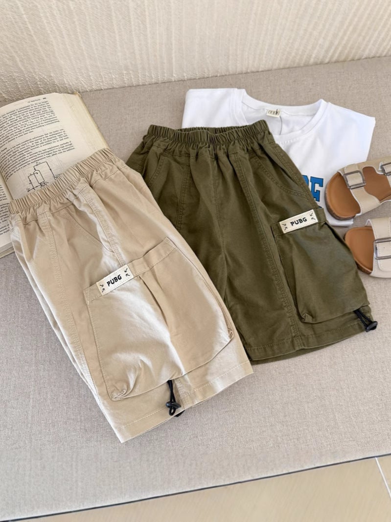 8040 Kidsren'S Clothing Boys Summer Shorts Boys Summer Medium Pants Thin Summer Casual Pants - Image 5
