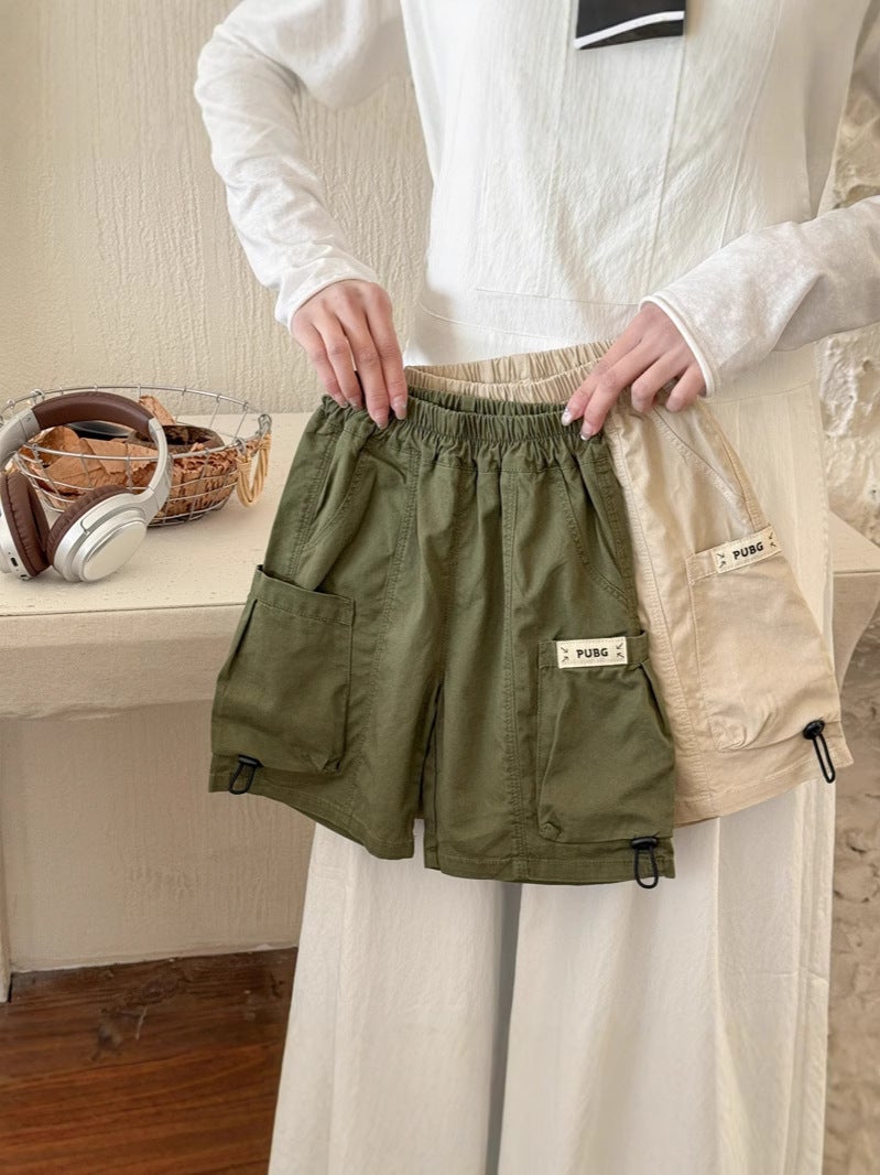 8040 Kidsren'S Clothing Boys Summer Shorts Boys Summer Medium Pants Thin Summer Casual Pants - Image 3