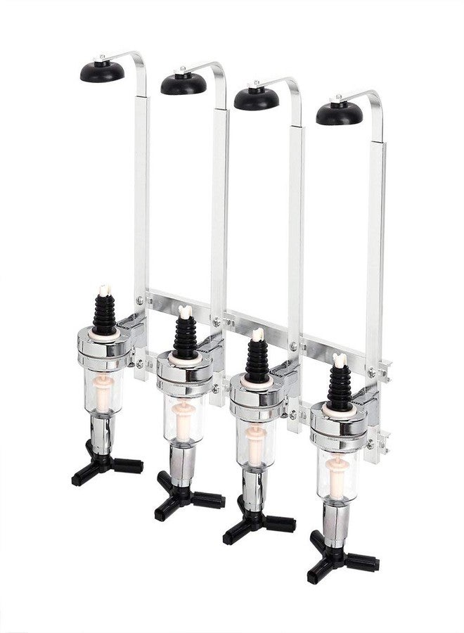 جوتوتوب موزع مشروبات كحولية للمنزل، موزع لأربع زجاجات، حامل زجاجات مشروبات جداري، موزع بيرة وكوكتيلات ونبيذ، حامل نبيذ، مثالي لحفلات البار المنزلي - Image 5