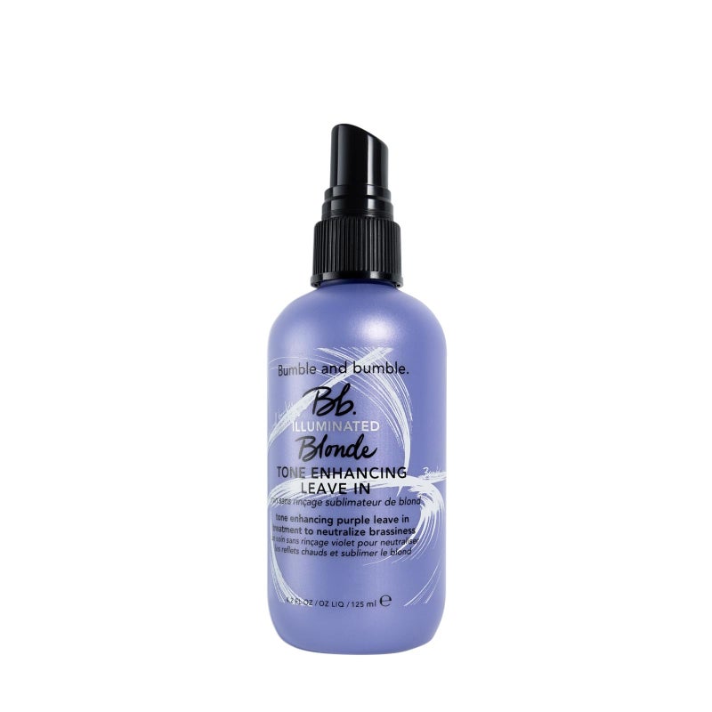 Bumble and bumble. Illuminated Blonde Tone Enhancing Purple Leave-in Treatment Spray | Neutralize brassiness | Heat Protection, Hydrating, Anti Frizz, Color Safe | Curl, Wavy, Straight, 4.2 Fl Oz - Image 1