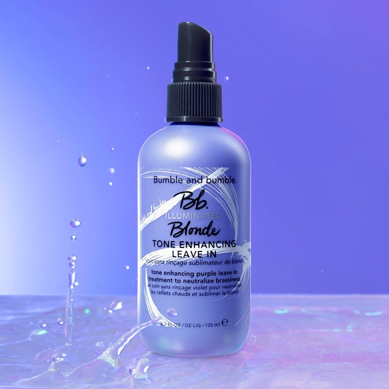 Bumble and bumble. Illuminated Blonde Tone Enhancing Purple Leave-in Treatment Spray | Neutralize brassiness | Heat Protection, Hydrating, Anti Frizz, Color Safe | Curl, Wavy, Straight, 4.2 Fl Oz - Image 5