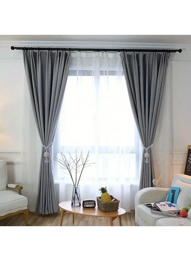 2 Pcs Beige Rustic Curtain Tiebacks Hand Knitting Drape Holdbacks For Sheer And Blackout - Image 4