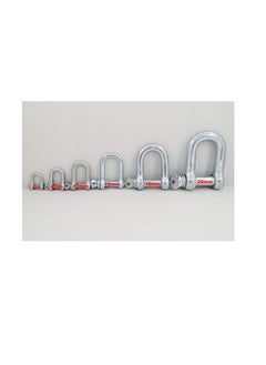 Generic Galvanized Iron (GI) D Ring Shackle Lock, Shackle Hook Clip for Heavy Duty Construction, Chain Link Tow, Marine Shackles, Gym Hook and Vehicle Recovery & DIY Projects… (Pack of 5, 12mm)  - Image 3