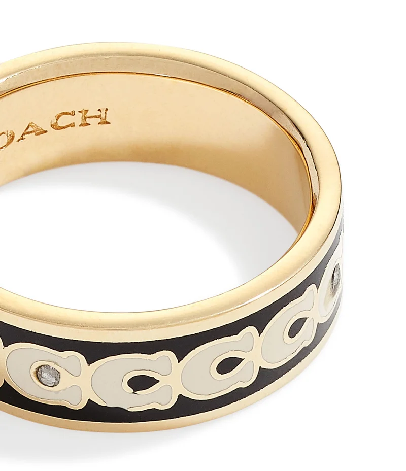 COACH Signature Band Ring