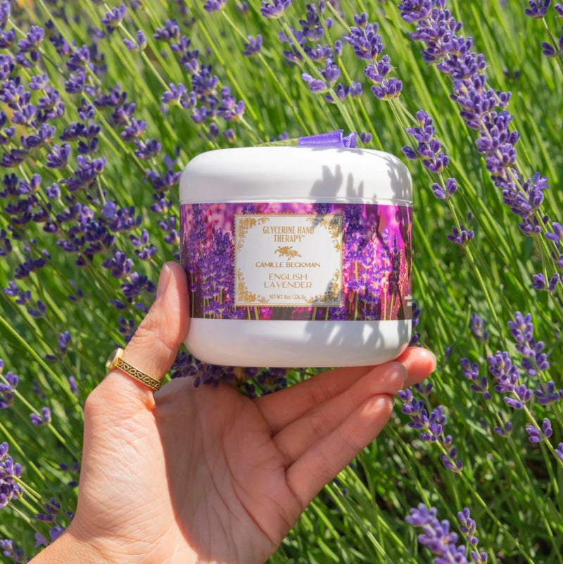 Camille Beckman Glycerine Hand Therapy Cream, English Lavender, 8 Ounce - Image 3