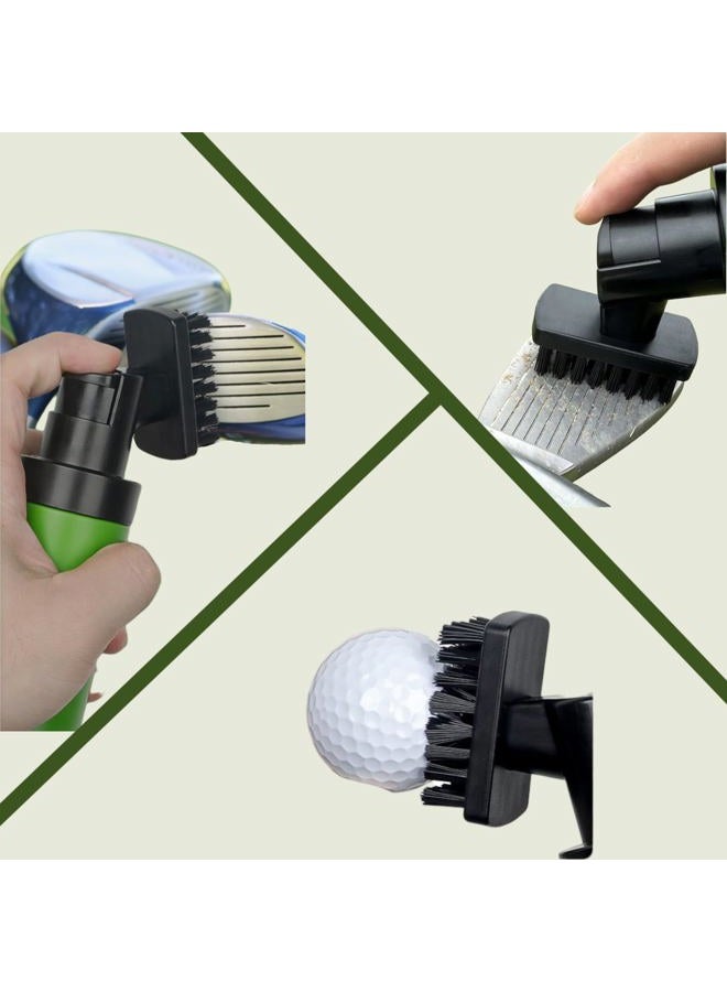 Elevate & Co. Golf Club Brush Plus Towel - Wet Cleaning Brush - Anti-Leak Design - Cleaning Kit Golf Accessories Pack - Brush with Nylon-Bristle Head - Pump for Easy Cleaning and Coverage - Towel Included - Image 3