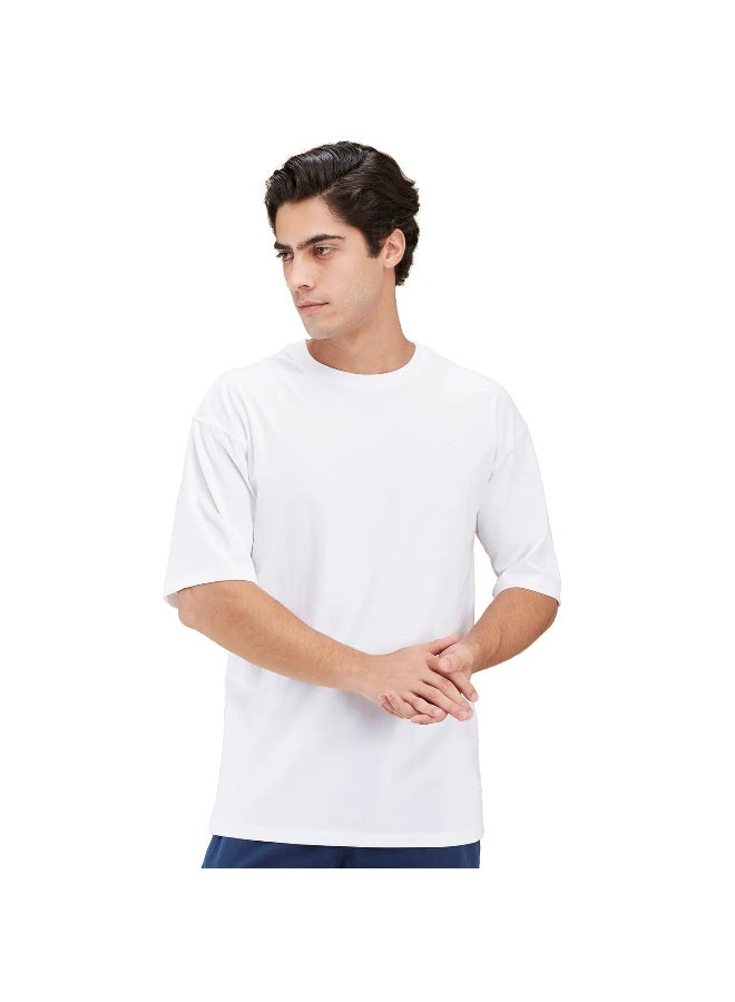 Being Human تي شيرت رجالي أبيض بياقة دائرية وأكمام قصيرة - Image 1