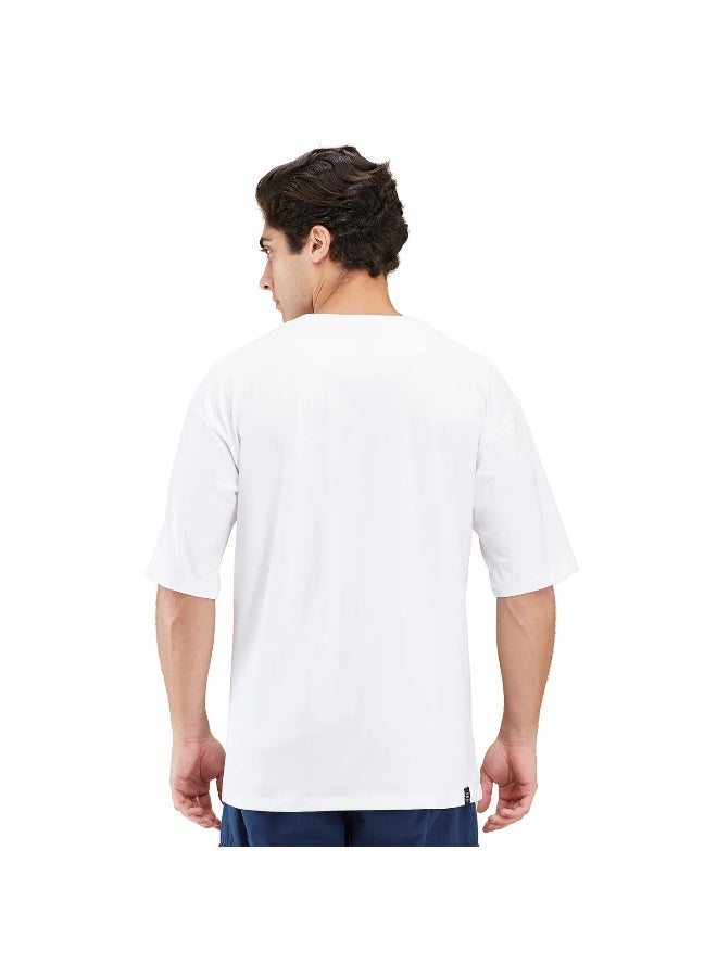 Being Human Mens White Round Neck Short Sleeve T-Shirt - Image 3