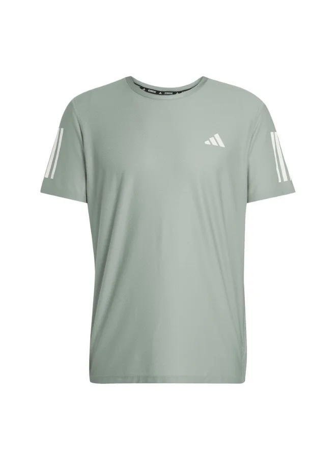 Adidas adidas OTR B TEE Green Running T-SHIRTS for Men - XS