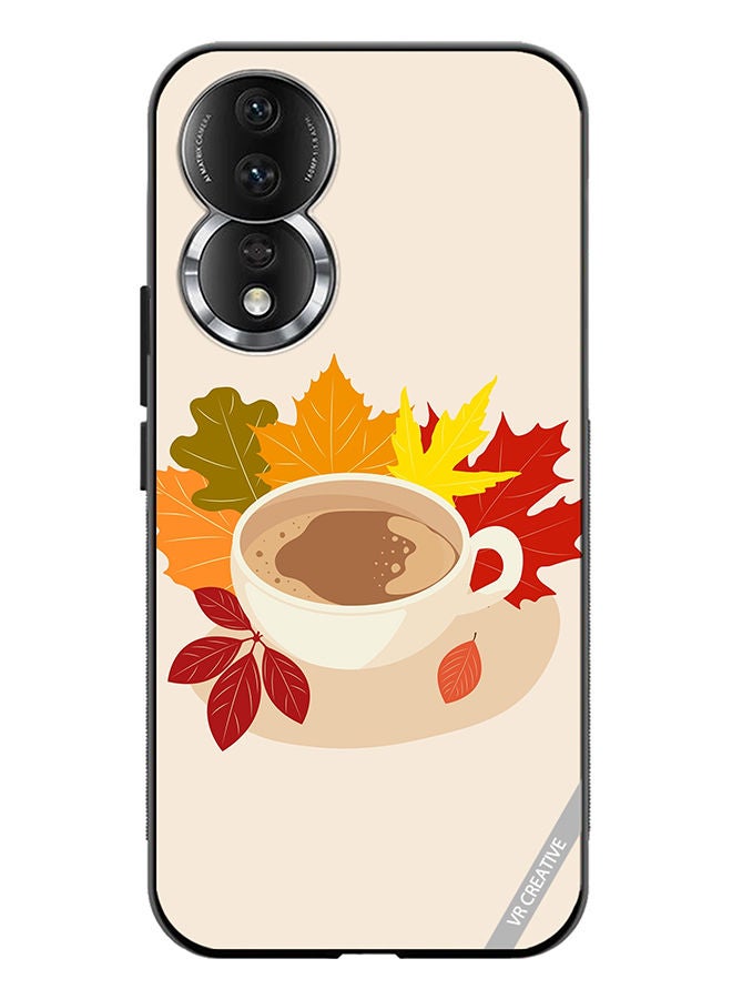 VR CREATIVE Protective Case Cover For Honor 80 A Cup Of Coffee With Colorful Design Multicolour - Image 1