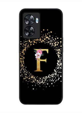 Rugged Black edge case for Oppo A57, Slim fit Rubber Edges Thin Cover -  Custom Monogram Initial Letter Floral Pattern Alphabet - F  (Black ) - pzsku/Z30DFB70E7C7BBA0FF6F6Z/45/_/1704955058/c346b6b0-6098-44bc-8f80-672ed8067fa0