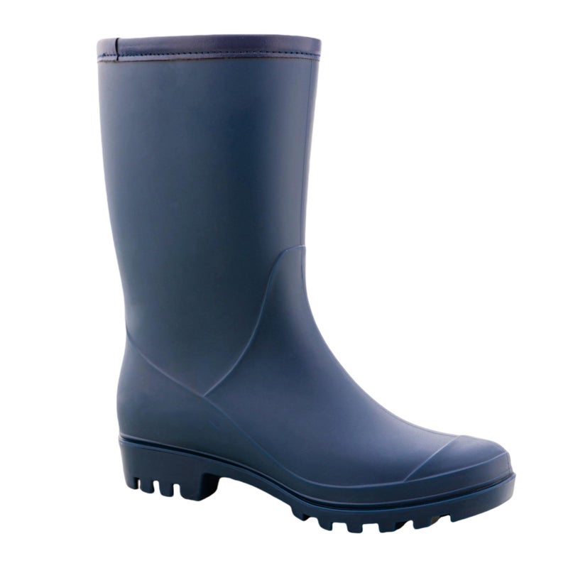 Fubotao Women's Mid Calf Rain Boots Waterproof Fashion Garden Shoes Anti-slipping Rainboots For Women Comfortable Insole Light Rain Shoes - Image 3