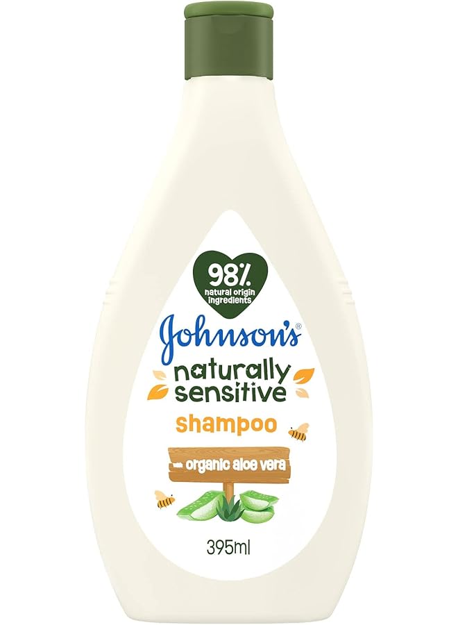 Johnson's Baby Naturally Sensitive Shampoo Natural Ingredients 395Ml - Image 1