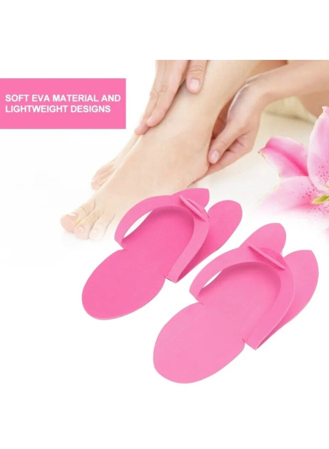 ماكس كير – 12 زوج شباشب فوم خفيفة للاستعمال مرة واحدة | شباشب بيديكير، سبا، شاور، شاطئ – ألوان عشوائية - Image 3