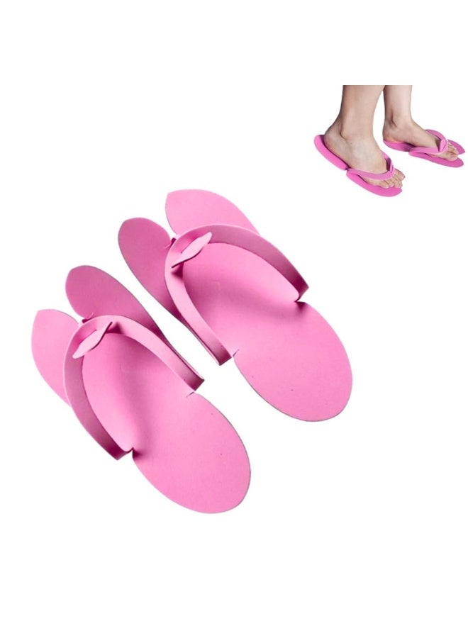 ماكس كير – 12 زوج شباشب فوم خفيفة للاستعمال مرة واحدة | شباشب بيديكير، سبا، شاور، شاطئ – ألوان عشوائية - Image 1