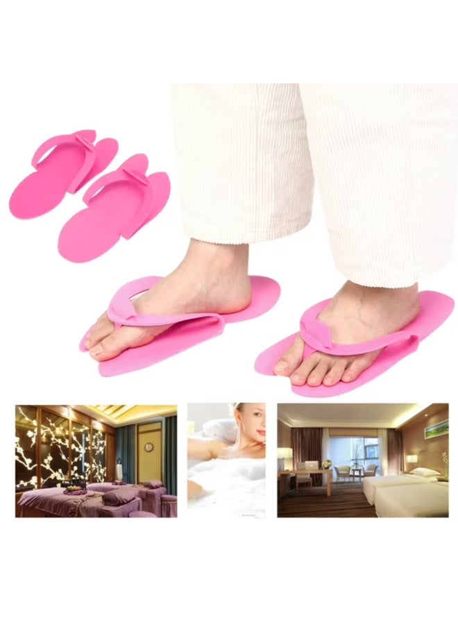 ماكس كير – 12 زوج شباشب فوم خفيفة للاستعمال مرة واحدة | شباشب بيديكير، سبا، شاور، شاطئ – ألوان عشوائية - Image 2