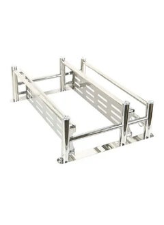 AGD Stainless Steel Wall-Mounted Towel Rack Silver  - Image 2