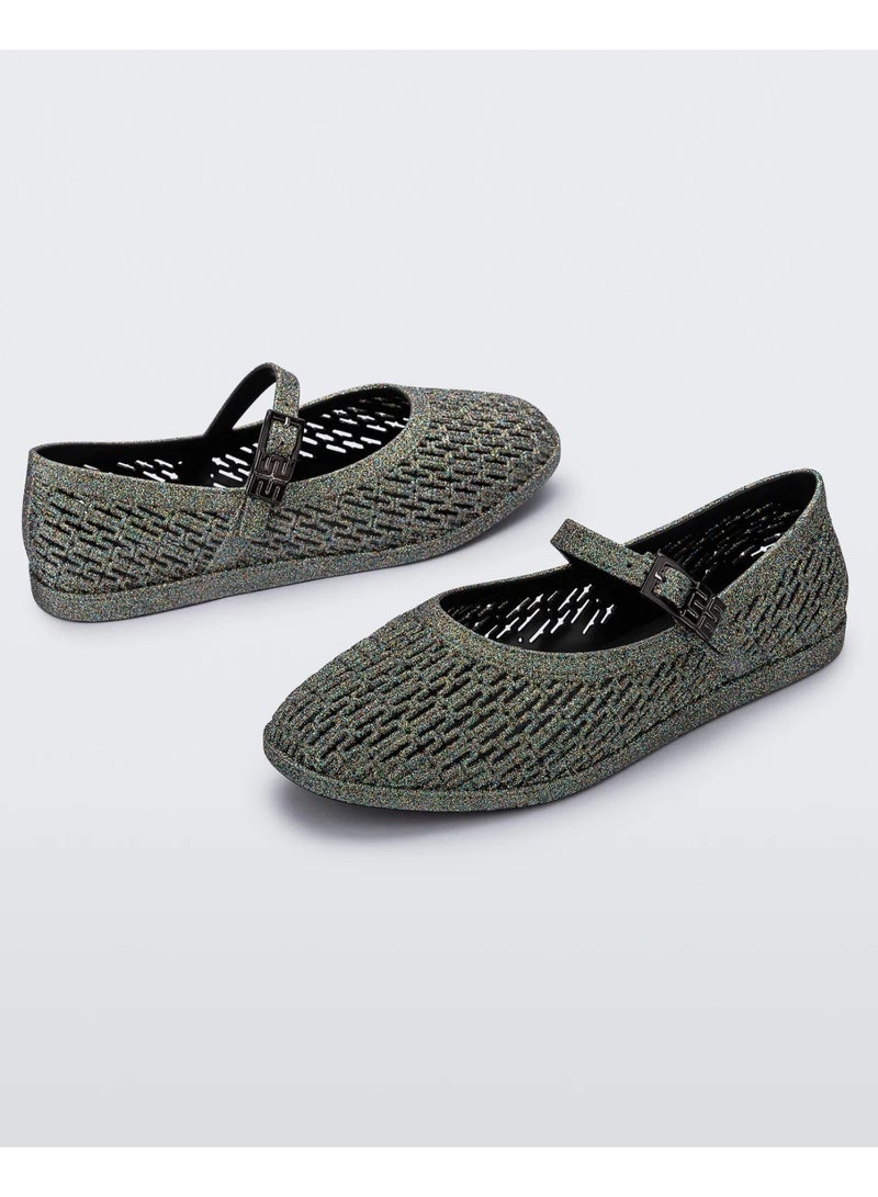 melissa Women's Harper Mary Jane Shiny Jelly Flat - Image 2