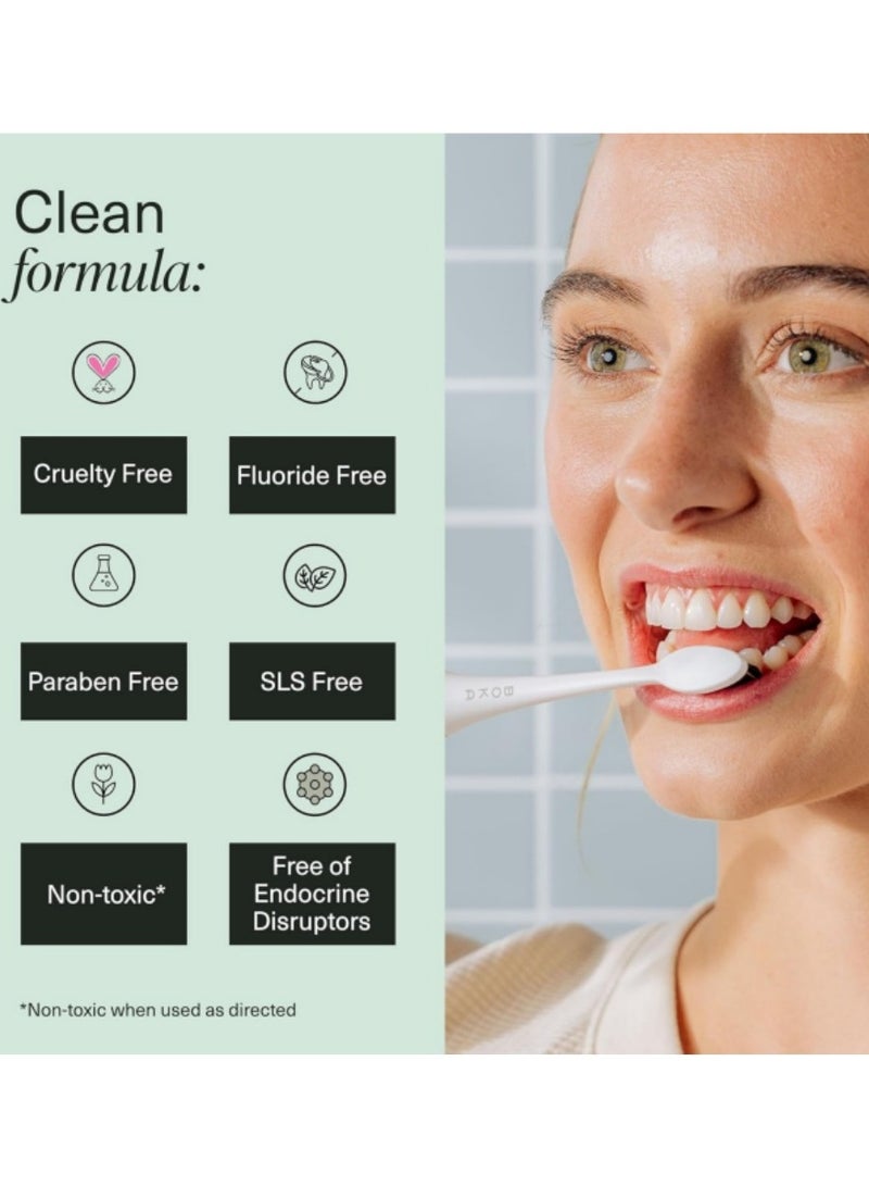 Boka Fluoride Free Toothpaste Nano Hydroxyapatite, Helps Remineralize, Appropriate for Sensitive Teeth, Whitening - for Adult, Kids Oral Care - Ela Mint Flavor, 4 Fl Oz 1Pk - Image 5