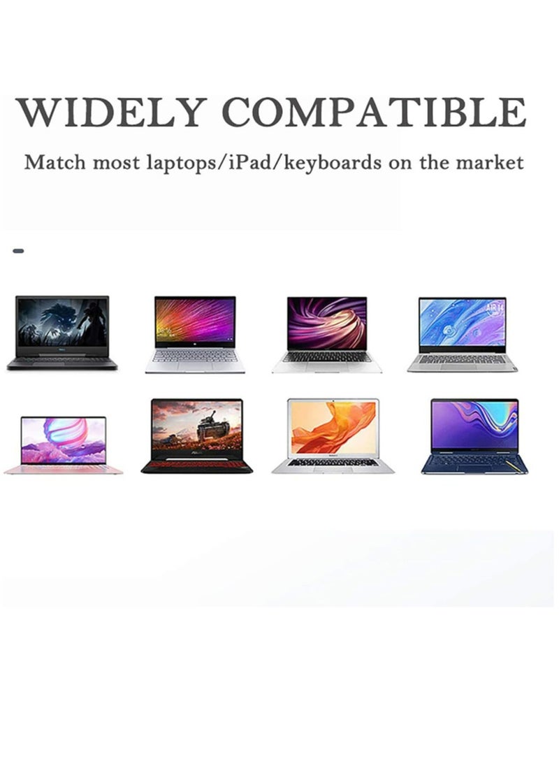 Generic - 2-Pack Portable Invisible Laptop StandMini Alu minum Cooling Pad,Computer Keyboard Mount Kickstand,Ergonomic Lightweight Laptop Desk Stand for MacBook Pro/Air, Lenovo,12-17 Inches - Image 1