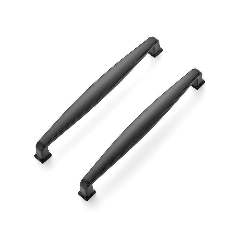 Ravinte 10 Pack Solid 614 Inch Cabinet Handles Matte Black Pulls for Kitchen Drawers Cabinets Cupboards Hardware Handles