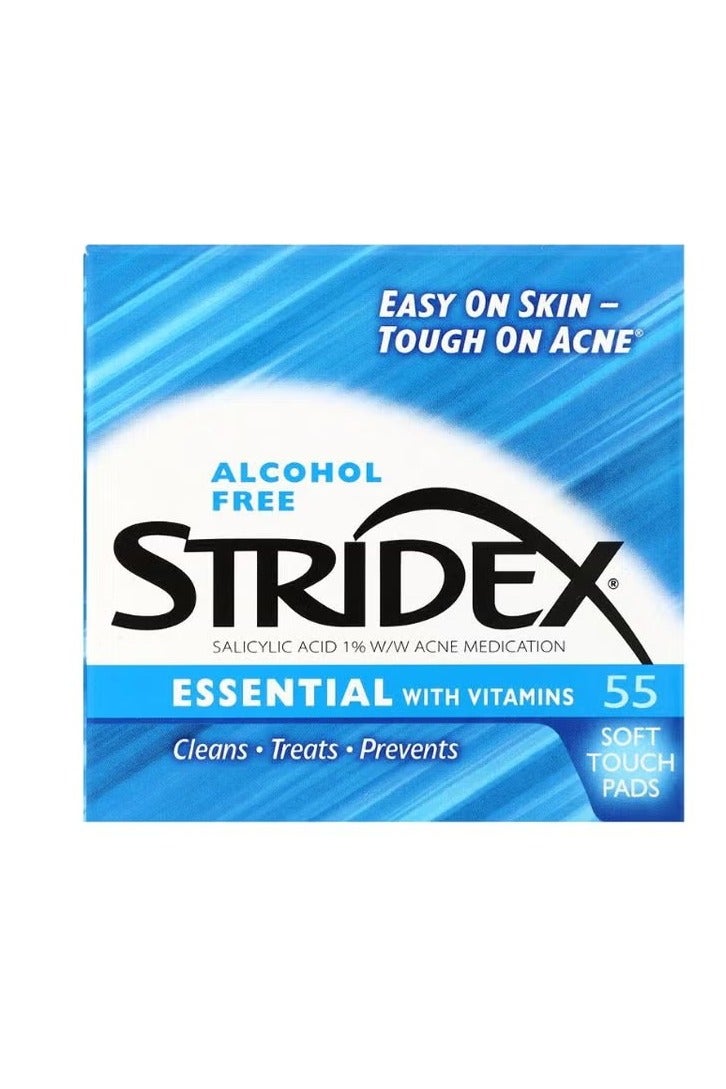 Stridex Single-Step Acne Control Soft Touch Pads 55 Soft Touch Pads - Image 1