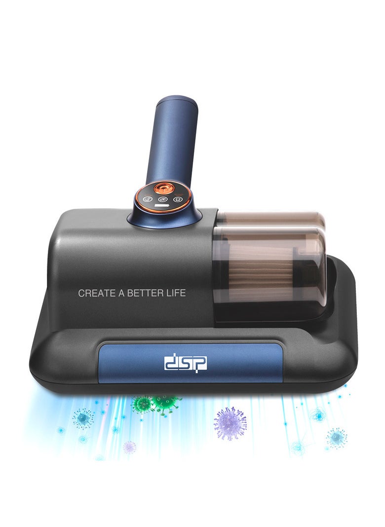 DSP Mattress Vacuum Cleaner, Dust Mite Vacuum for Bed, Handheld Mite Removal with UV-Light,Deep Bed Vacuum Cleaner with Mite Removal, Sterilization, Patting, Vacuuming, Powerful Cordless Vacuum Cleaner for Bed,Pillows Cribs Sofa,KD2052  - Image 1