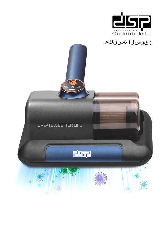 DSP Bed Vacuum Cleaner, Dust Mite Mattress Vacuum for Bed, Handheld Mite Removal with UV-Light,Deep Bed Vacuum Cleaner with Mite Removal, Sterilization, Patting, Vacuuming, Powerful Cordless Vacuum Cleaner for Bed,Pillows Cribs Sofa,KD2052 - Image 1
