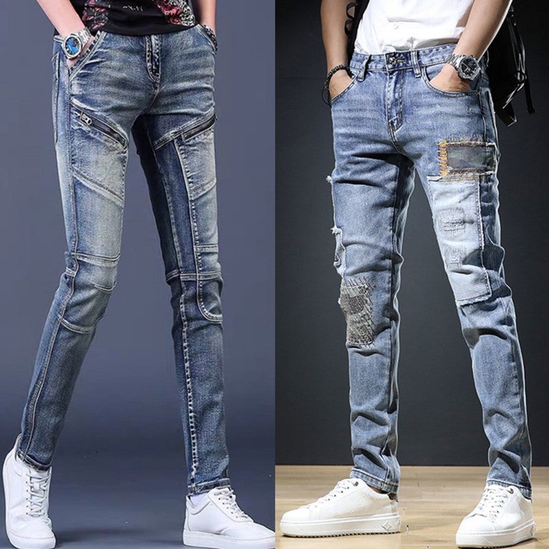 Unisex Classic Denim Jeans Loose Fit Daily Outdoor Wear - Image 5