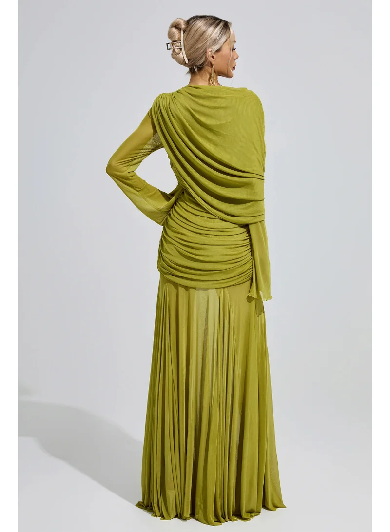 Catchall  Mies Ruffle Maxi Dress for Women | Best Price UAE