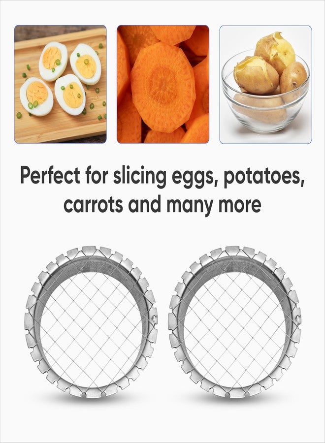 OFXDD Egg Dicer for Hard Boiled Eggs - Metal Wire Potato, Carrot & Egg Salad Chopper Grid/Slicer- Manual Egg Chopper for Hard Boiled Eggs and Vegetables - Image 4