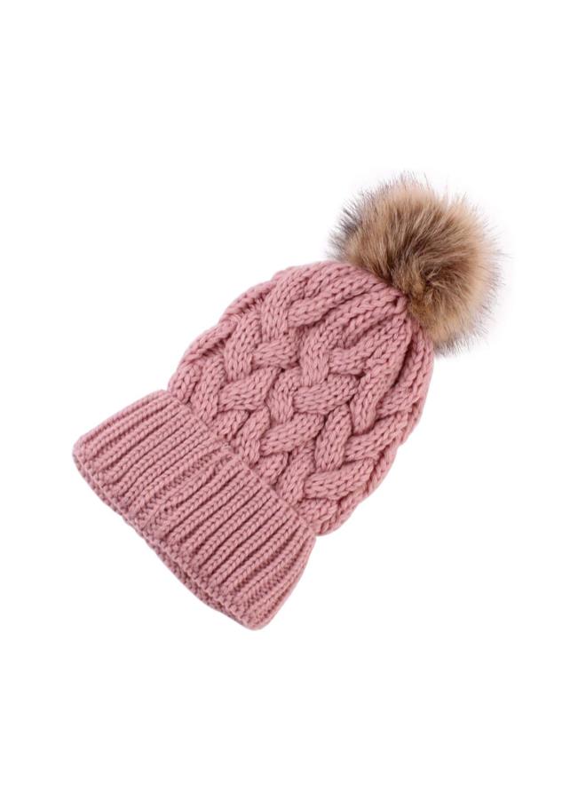 klarako 2PCS Mother&Baby Hat Parent-Child Hat Family Matching Cap Winter Warmer Knit Wool Beanie Ski Cap - Image 3