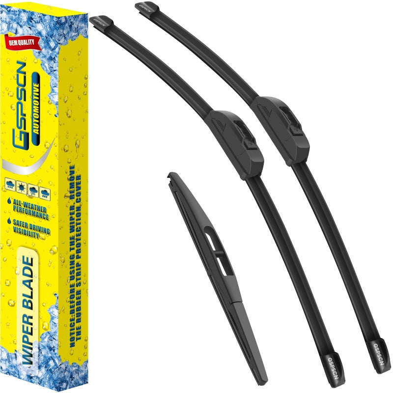 GSPSCN 3 Wipers Replacement For Jeep Grand Cherokee 2023 2022Original Equipment Windshield Wiper Blades Set 262010 Set of 3