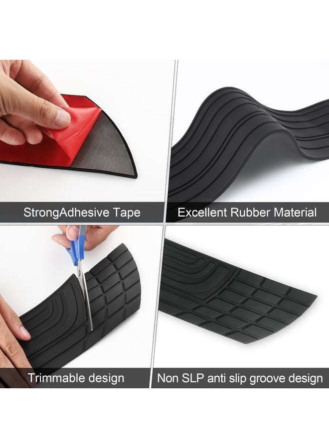 HOMESTAR Car Rear Bumper Protector, Car/SUV Universal Rubber Anti-Scratch Trunk Exterior Accessories - Image 3